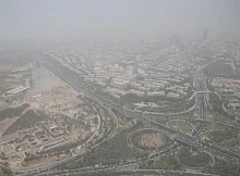 تهران در وضعیت هوای ناسالم برای گروه های حساس